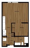 Open 1 Bedroom 1 Bath